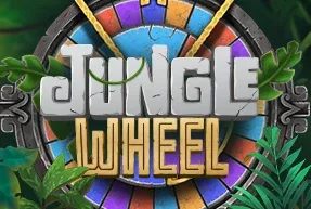 Miniatura de Jungle Wheel con una rueda de premios y motivos de selva.