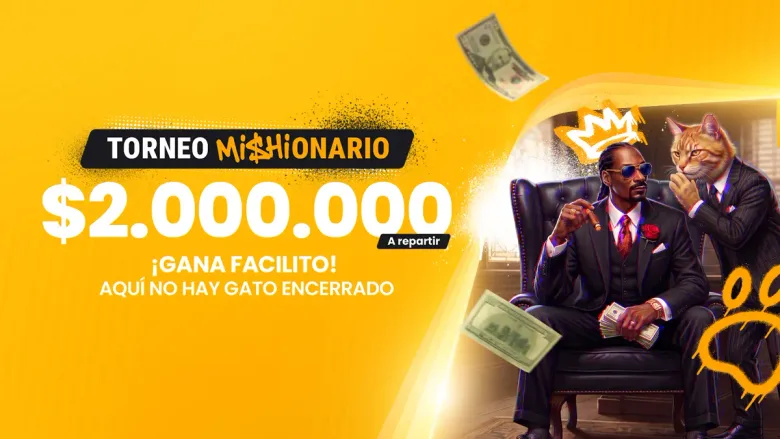 Pieza del Torneo Mi$hionario de Juegalo con el pozo en pesos chilenos.